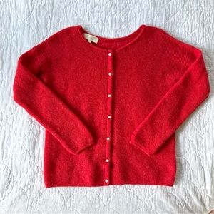 Sezane Gaspard Cardigan XS Red